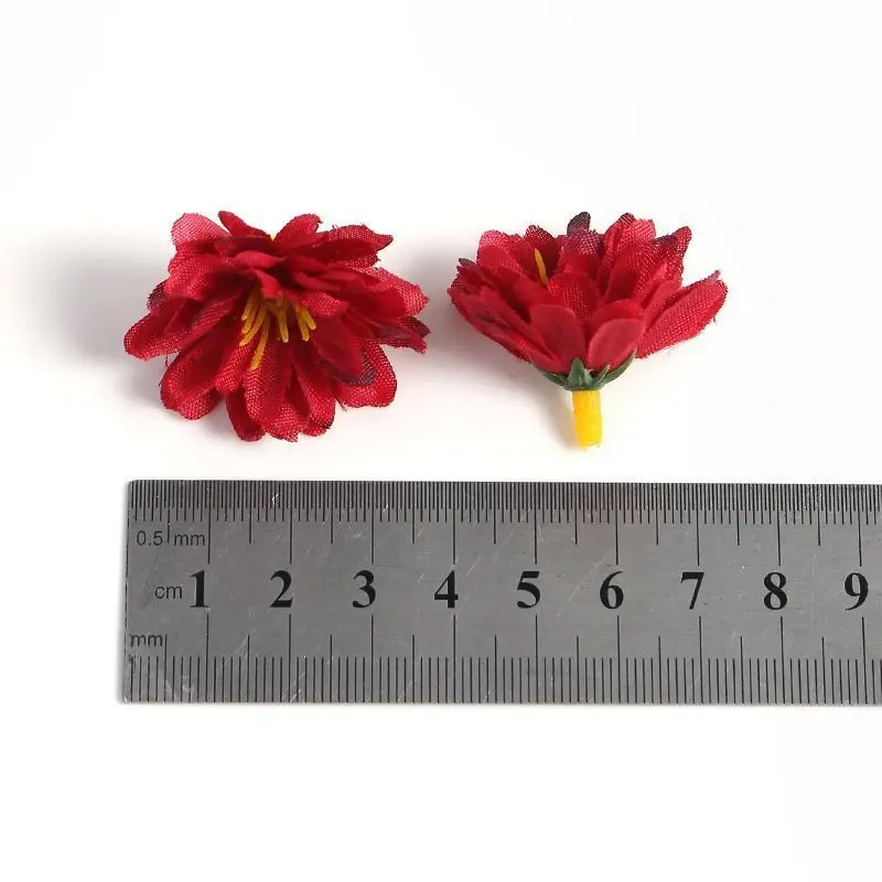 30/40 Stück Mini-Nelken, handgefertigte künstliche Blumenköpfe für Zuhause, Hochzeitsdekoration, DIY-Kranz, Geschenk, Scrapbooking, Kunstblumen – Detail 2