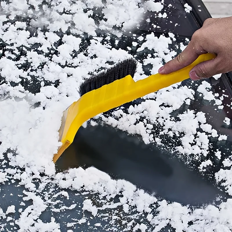 

Car Snow Shovel Ice Scraper Cleaning Tool film scraper For Vehicle Windshield Auto Snow Remover 2 in 1 Winter Car Accessories