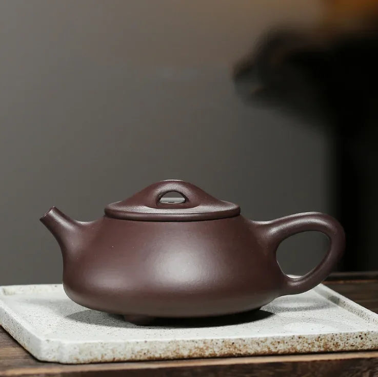 230ml Yixing Raw Ore Purple Mud Zisha Teapots Health Beauty Kettles Tea Pot Purple Clay Tea Pots Ball Hole Filter Tea Set Gift