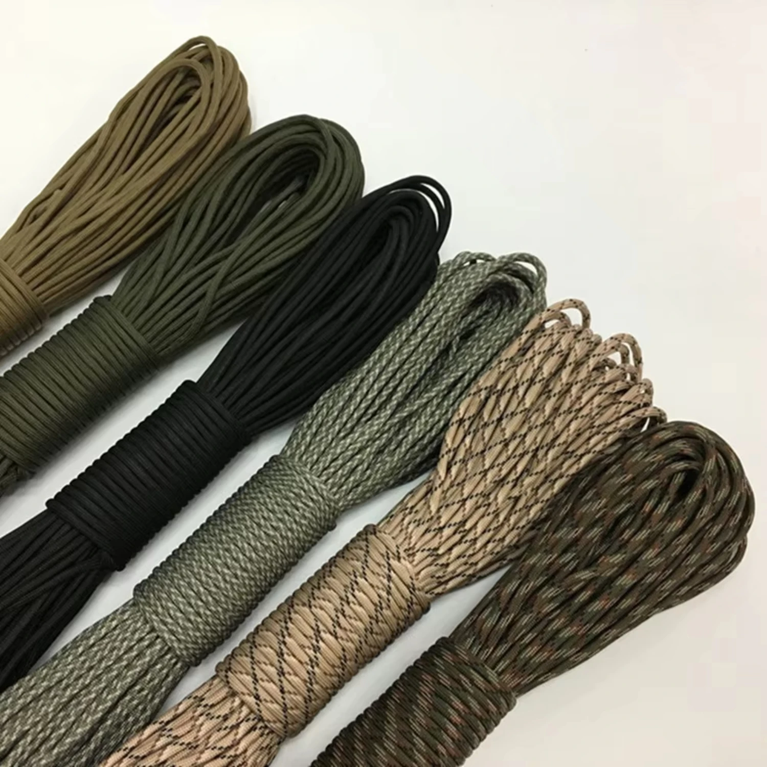 

550 Military Paracord 7 Strand 4mm Tactical Parachute Cord Camping Accessories Outdoor Survival DIY Bracelet Rope