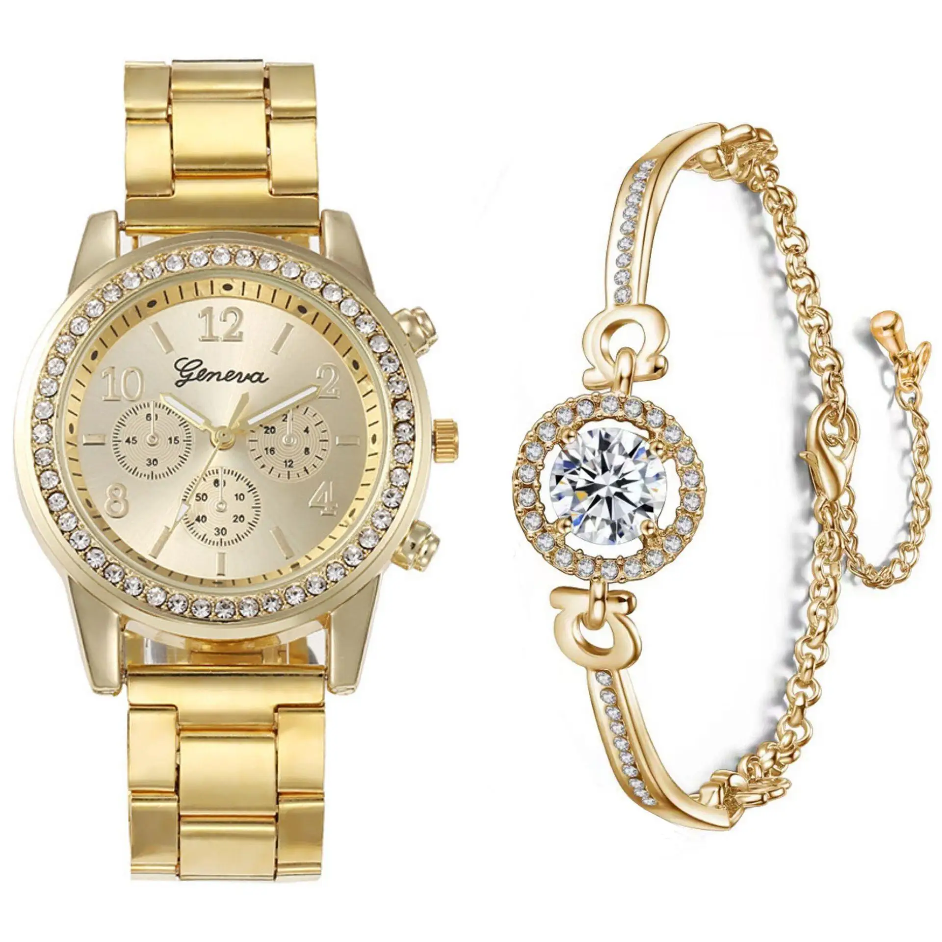 

Women's Gift Set,Two-Piece Set, Women's Bracelet and Watch, Deaf Line, Luxury Accessories, Suitable for Foreign Trade 2