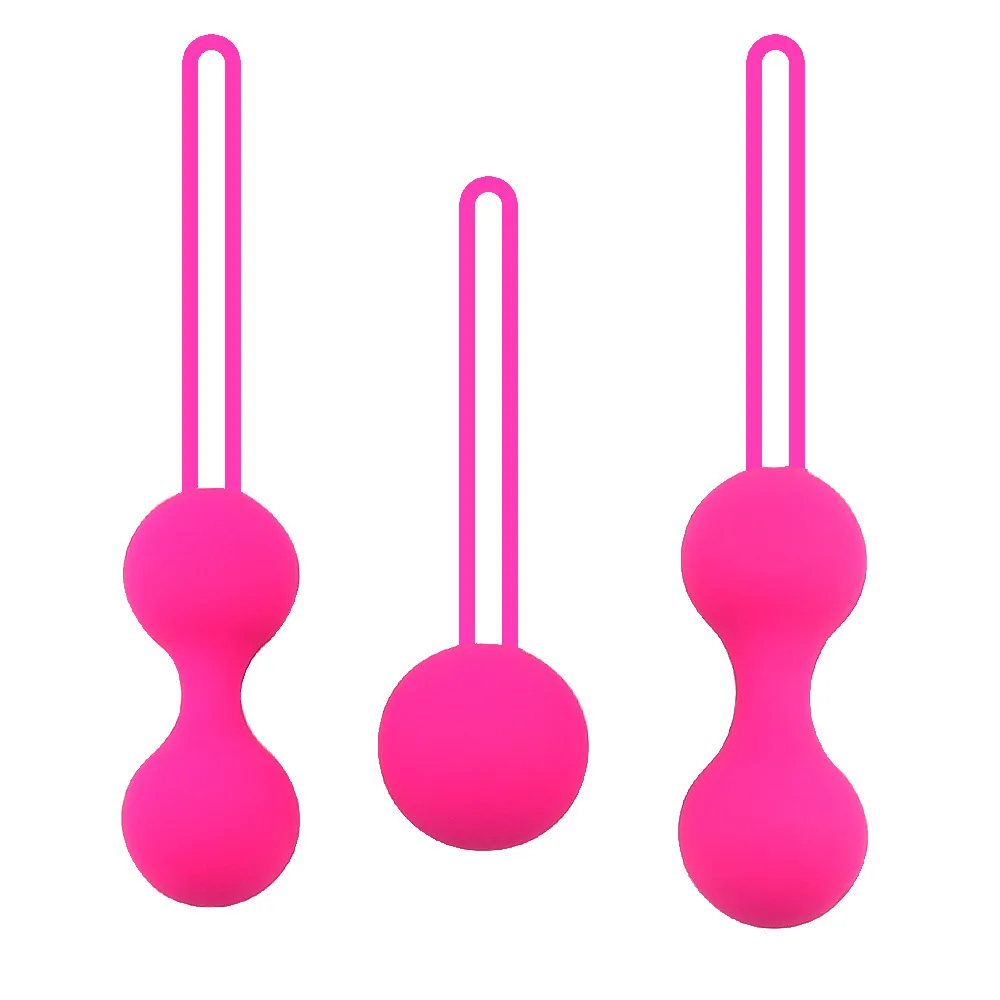 

Safe Silicone Ball Kegel Exerciser Pelvic Floor Muscle Trainer Tighten Vaginal Geisha Ben Wa Sex Toys for Women Adults 18 Shop