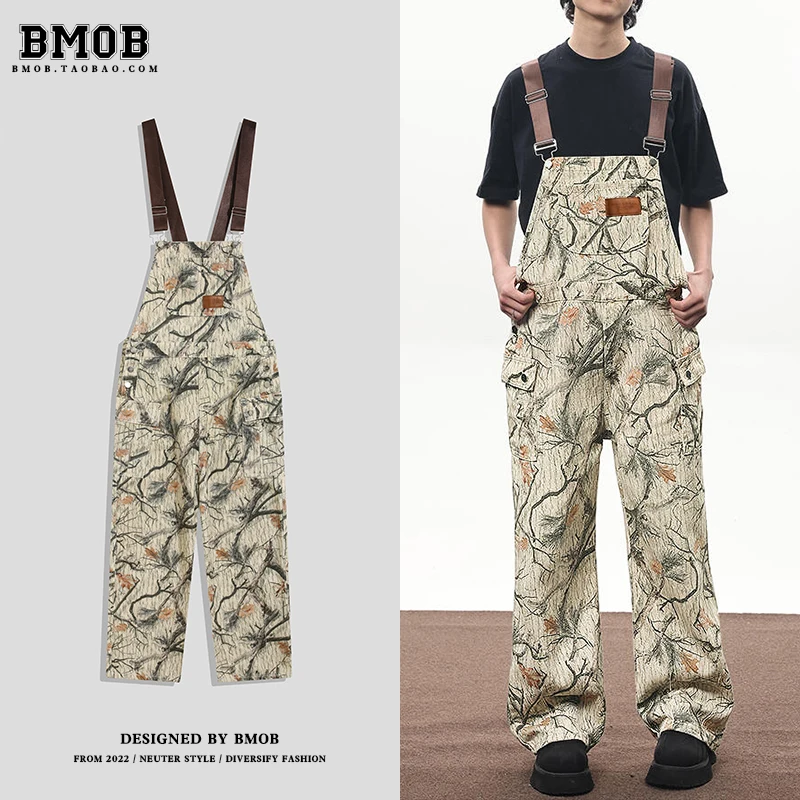 Women's Vintage Jumpsuits Denim Jumpsuit Y2k Harajuku Overalls Korean Streetwear High Waist Wide Jean Pants 90s Clothes