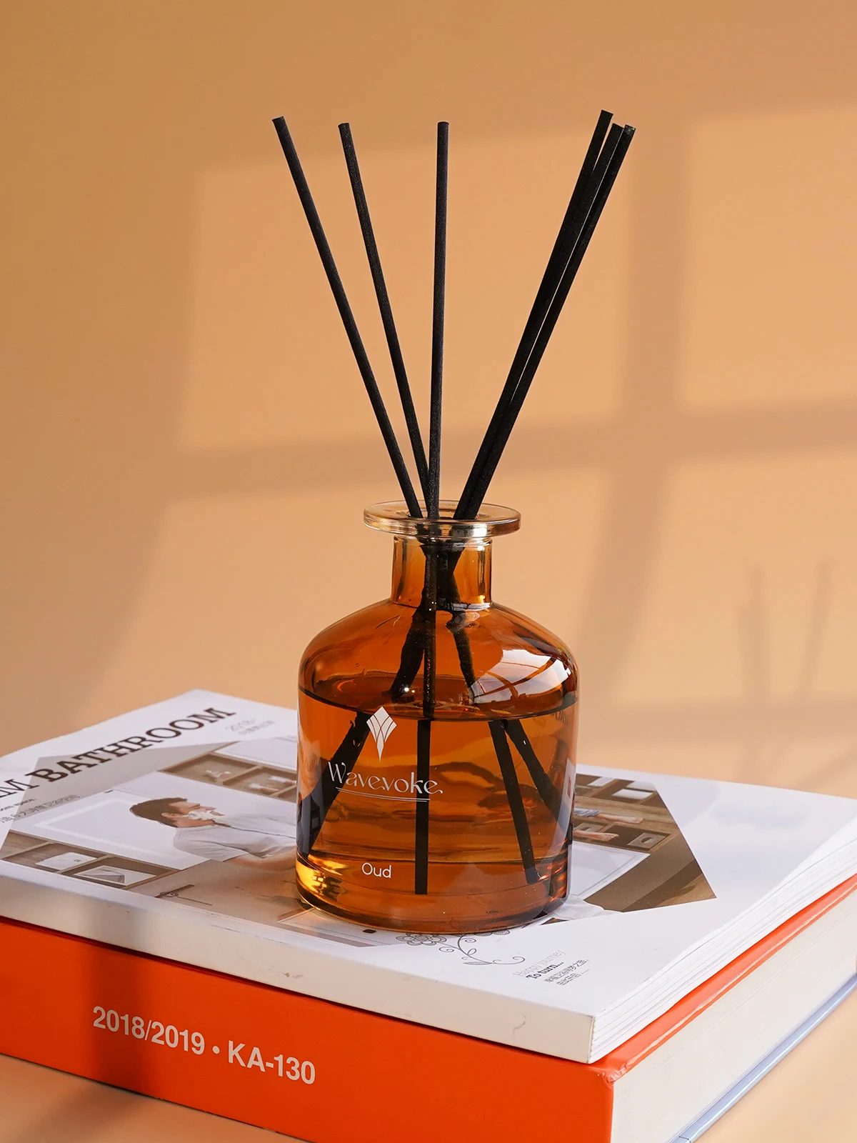 

Wood Fragrance Reed Diffuser Set 6.7 oz - Oil Diffuser Sticks Ensure 90 Days of Scent for Serene Bedroom Atmosphere