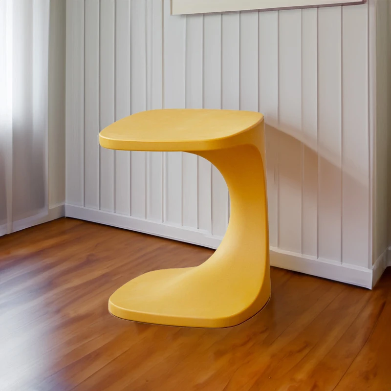 

Nordic Furniture Plastic Coffee Table Living Room Sofa Side Table Irregular Bedside Table Creative Storage Desk Home Accessories