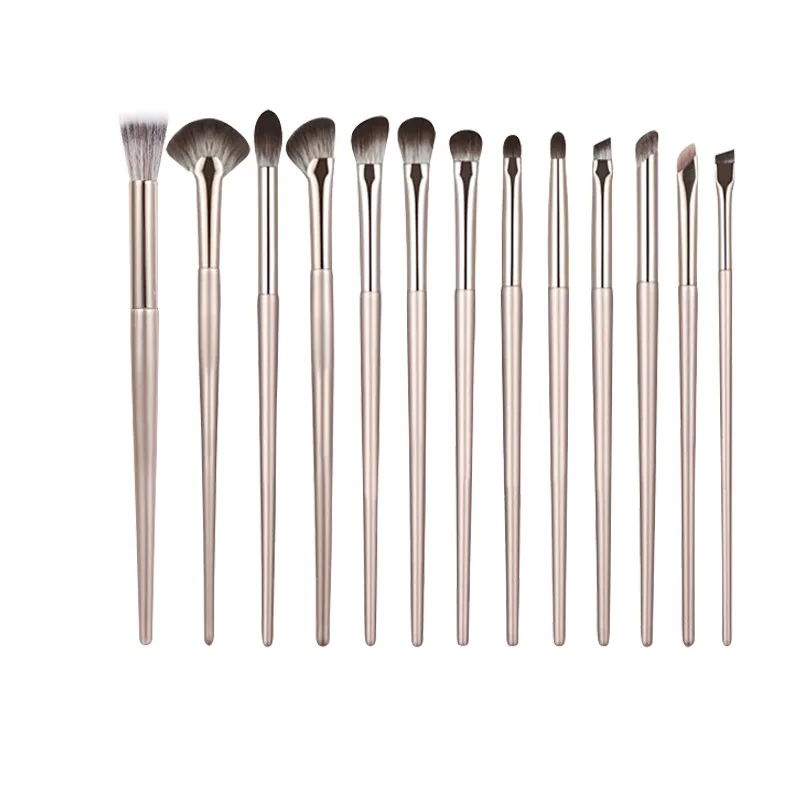 Professional Eye Makeup Brush Set Precision Eyeliner Blending Angled Brushes for Smokey Eye Travel Size Cruelty Free Kit