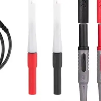 Interchangeable Probe Tips Multimeter Test Cable Kit 23-piece Accessory Set Non-damaging Pin Tips For Safe for auto Testing