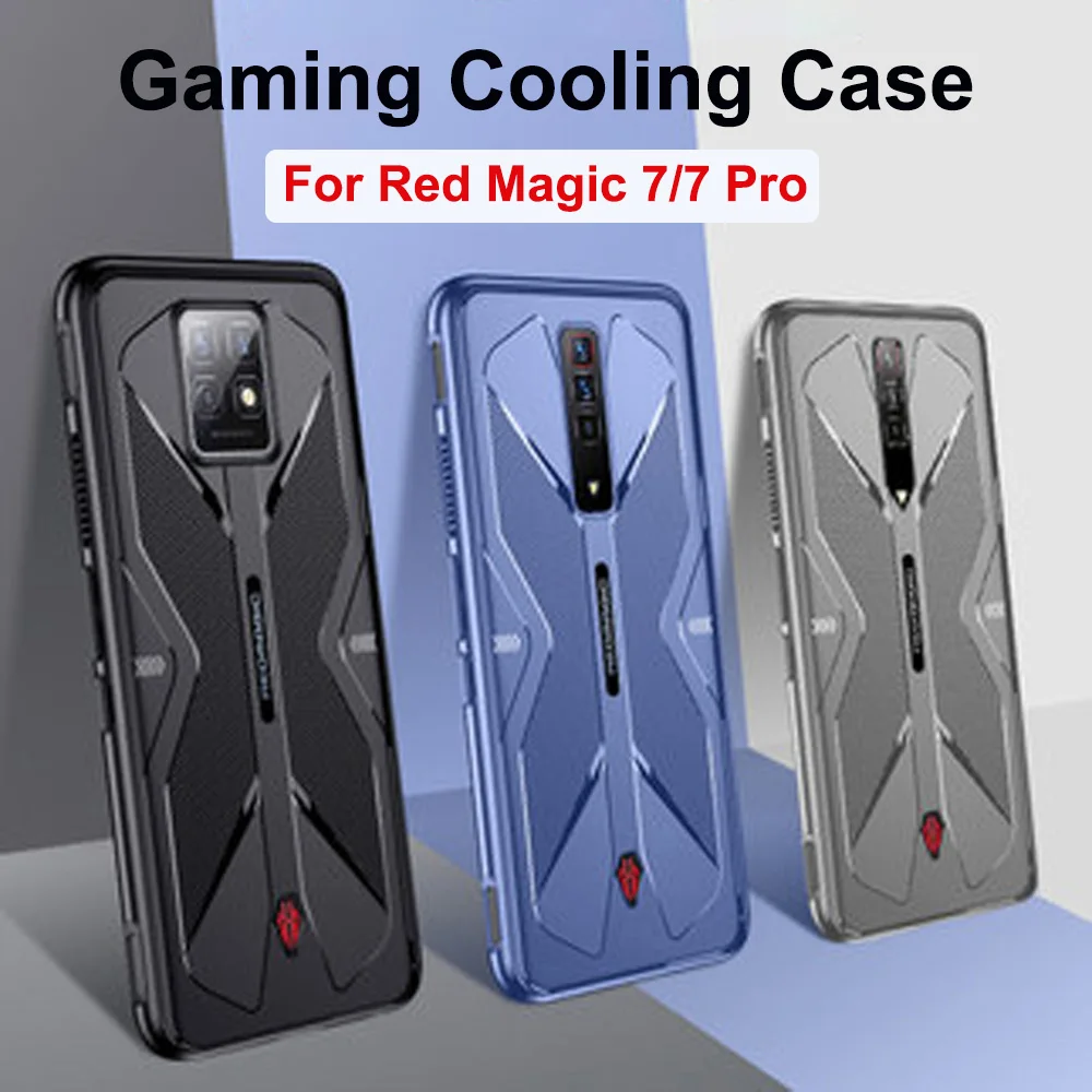 For Nubia Red Magic 7 Pro Case NX709j Soft Portective Phone Cover For ZTE Red Magic 7 Back Cover RedMagic 7 Pro 7Pro Funda