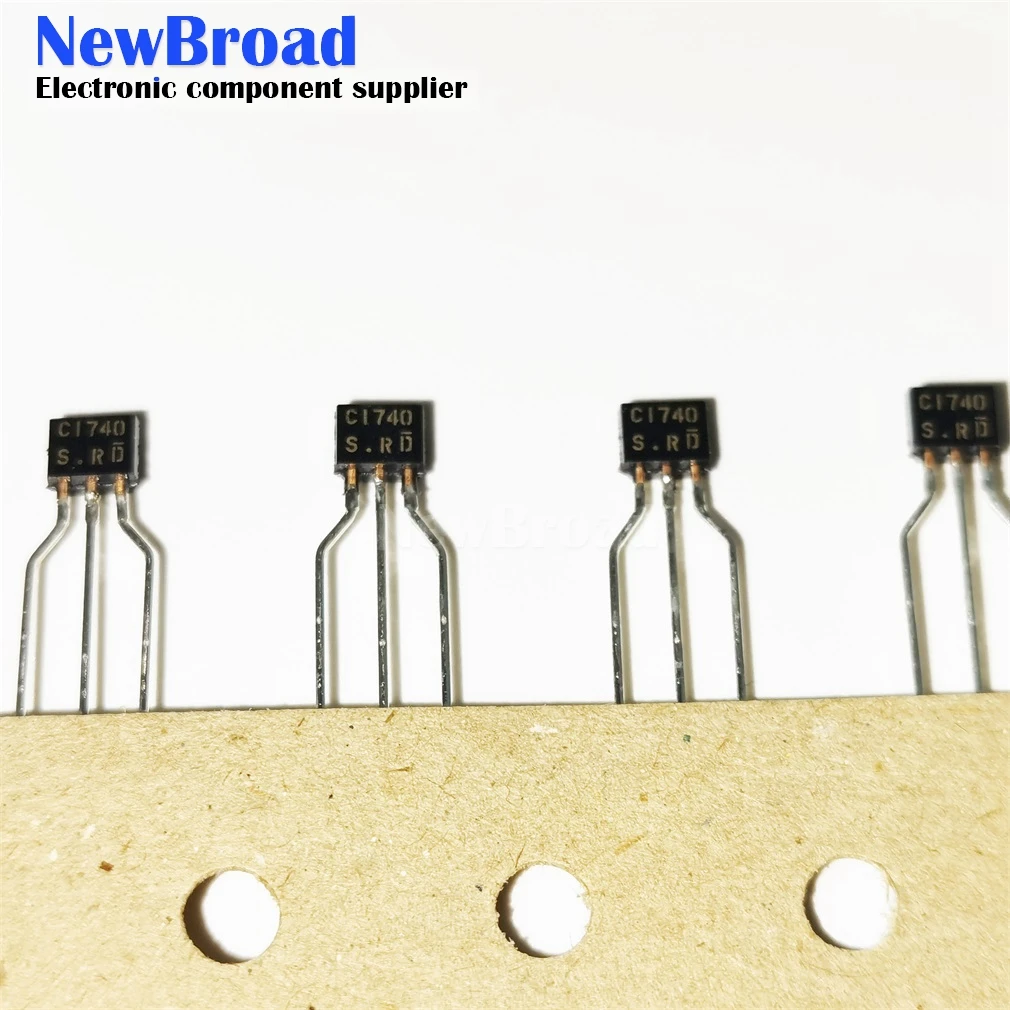 20PCS C1740 C1740S 2SC1740S TO-92S 2SC1740STPR C1740S-R NPN Medium Power Transistor