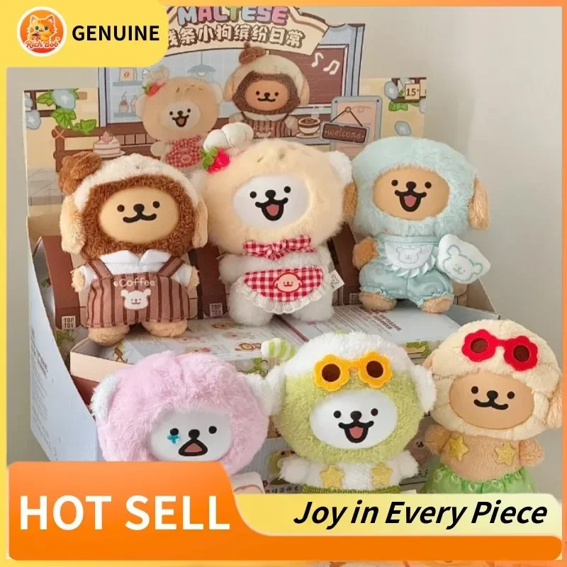 

Натуральная мальтийская красочная слепая коробка для повседневной жизни, виниловая плюшевая кукла для лица, креативная модель, сбор Kawaii-сюрприз, модные подарки на день рождения