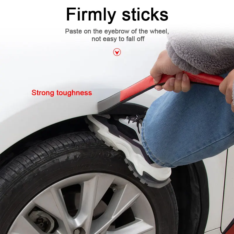 Universal Rubber Car Seal Strip Fender Flares Arches Wing Expander Auto Mudguard Wheel Eyebrow Anti-collision Mud Guard Sealants
