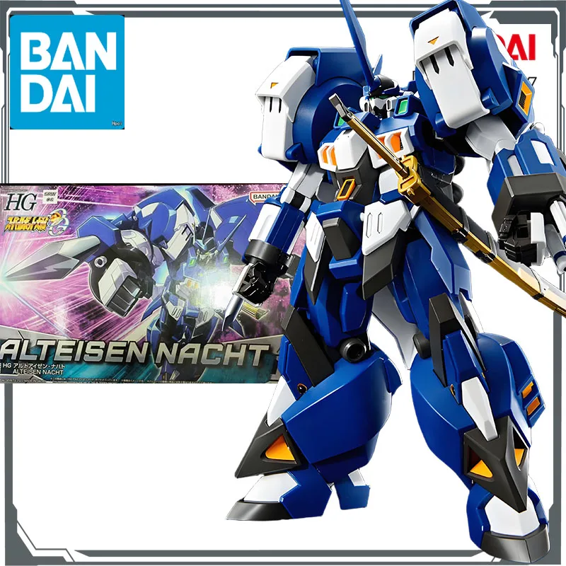 Bandai kit de modelo original gundam hg altreen nact & alteisen 1/144 anime figura de ação montagem modelo brinquedos modelo presentes para meninos