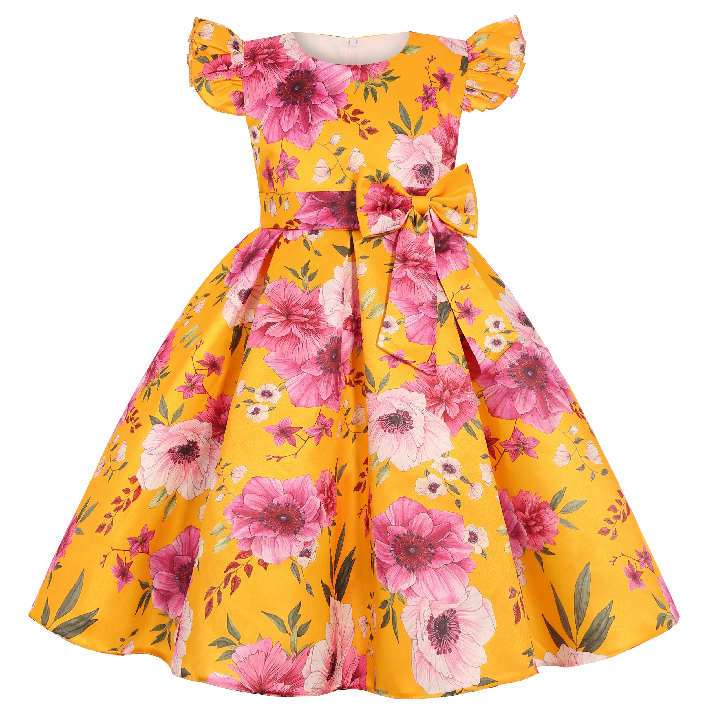2025 Girls Party Dress High Quality Children Beautiful  Princess Birthday Wedding Party  Dress