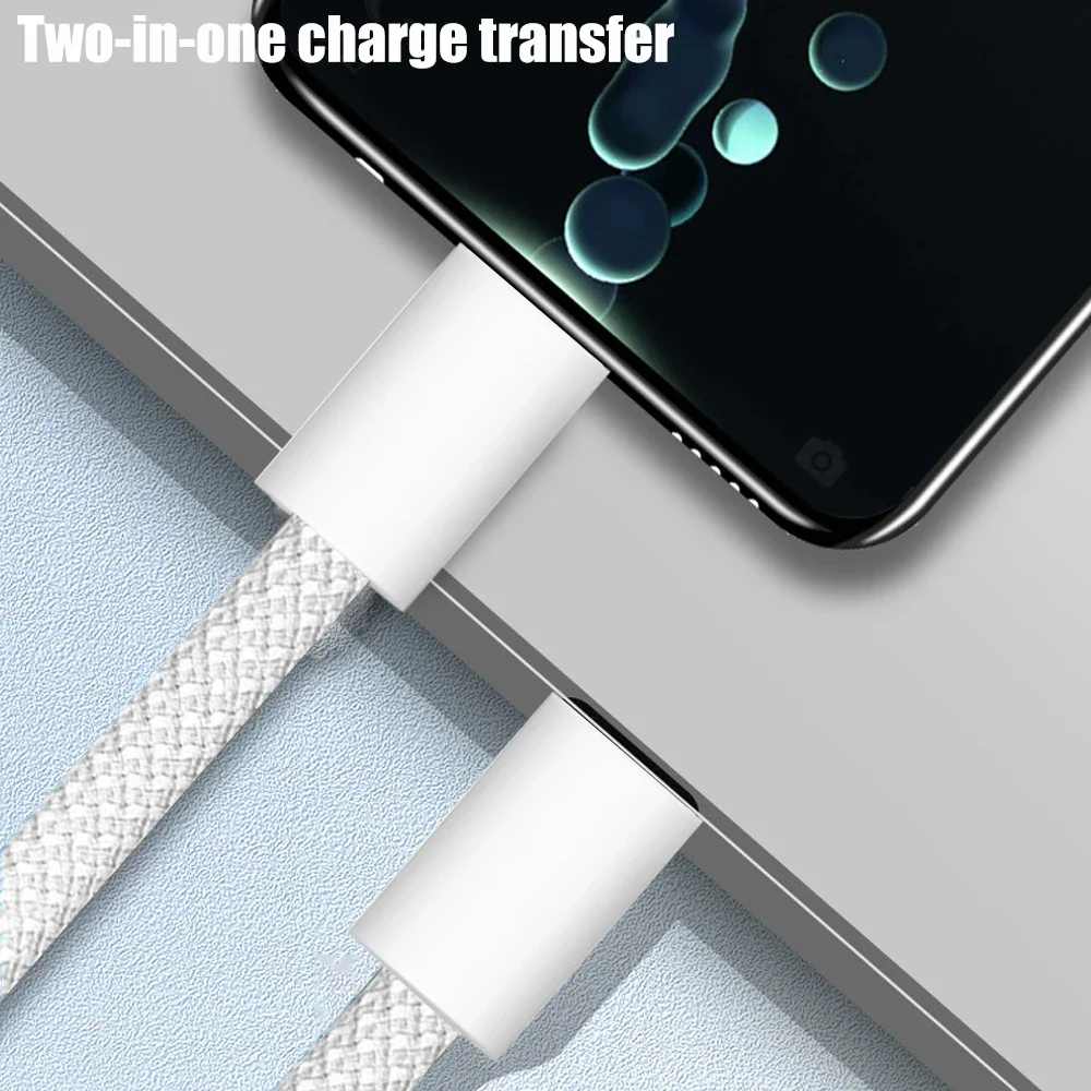 USB Type C to Type-C 66W Fast Charging Data Cord For iPhone 15 Plus 15 Pro Max USB-C Quick Charger Cable For iPhone15 image 2