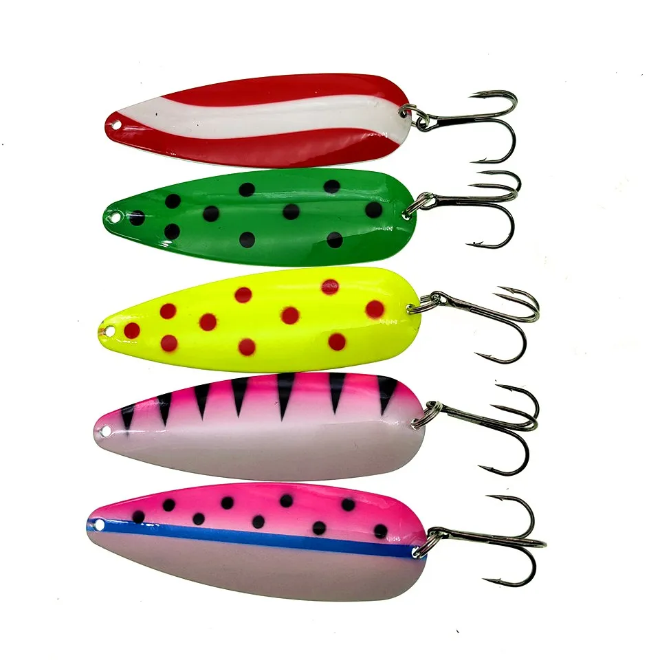 Cuchara de pesca MUKUN para trucha – Señuelo metálico giratorio - imagen 3