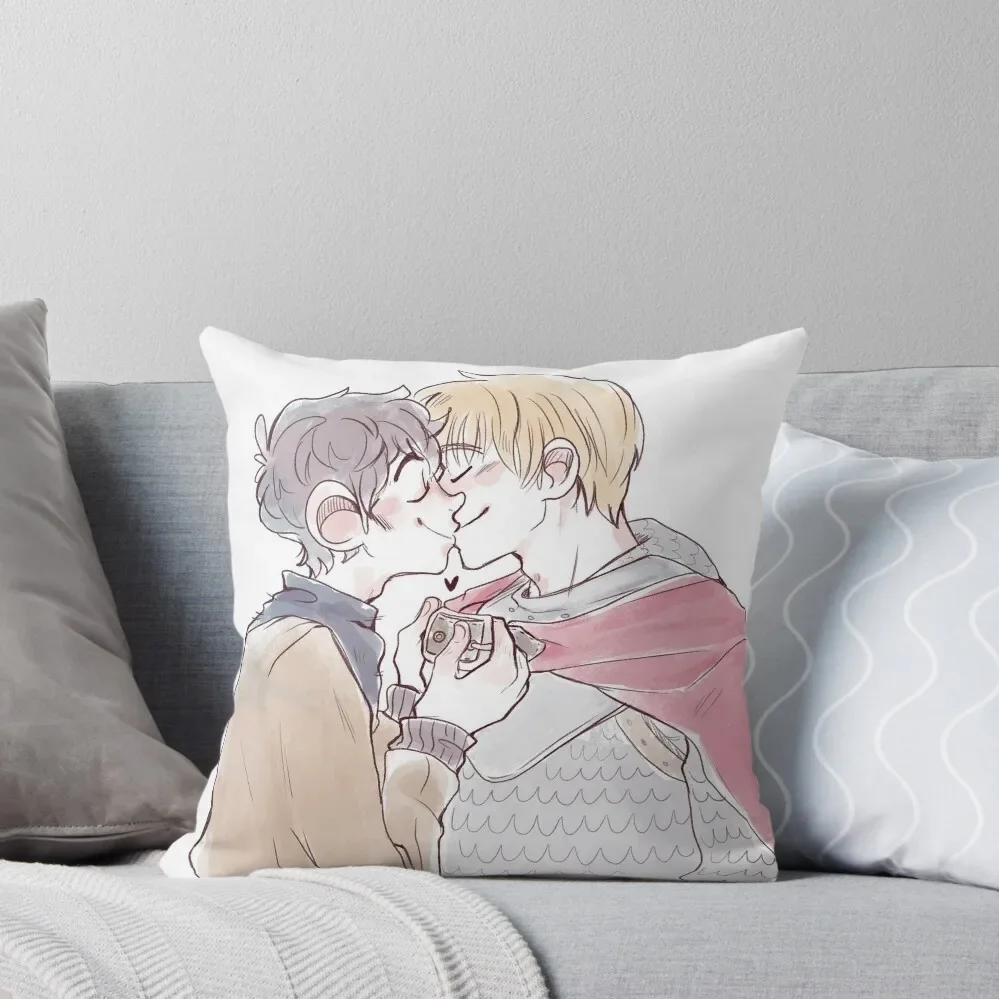 

Merthur kiss Throw Pillow Sofa Covers Christmas Covers