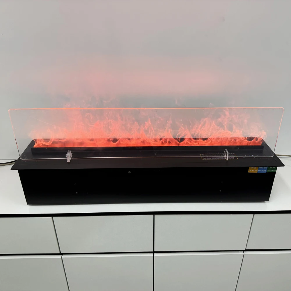3D atomizing fireplace living room multi-color false flame electronic fireplace baffle remote control water steam fireplace