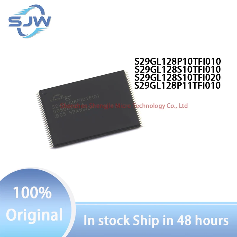 

S29GL128P10TFI010 S29GL128S10TFI010 S29GL128S10TFI020 S29GL128P11TFI010 encapsulation TSOP56 NOR FLASH chip