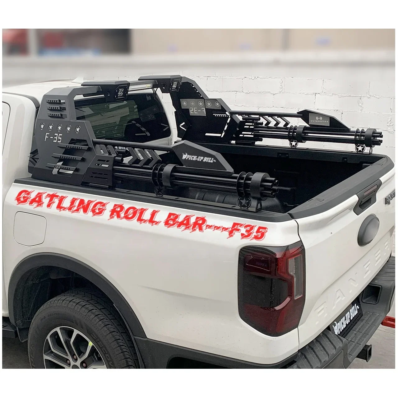 Universal Steel Roll Bar for Pickup Ranger Hilux Revo Vigo Navara Dmax with F35 Lightning II Attack Fighter Roll Bar