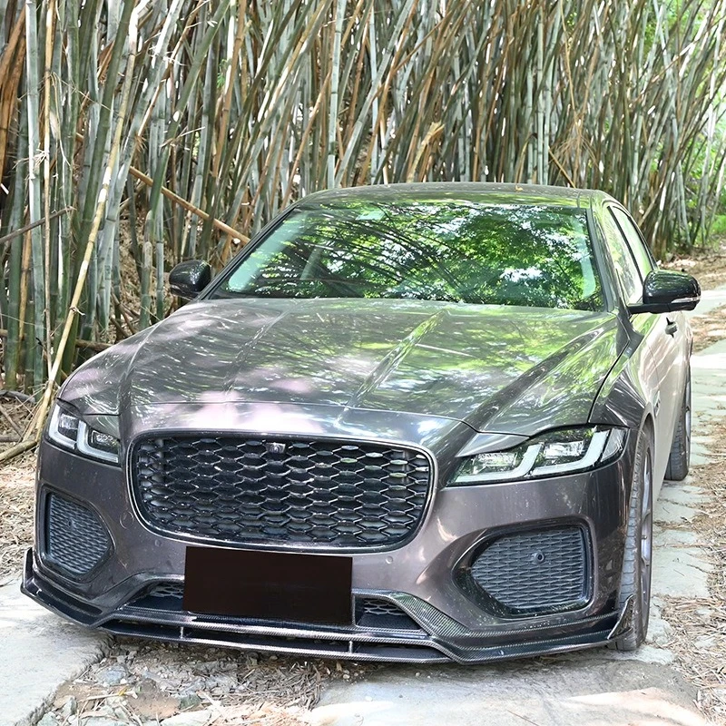 

Carbon Fiber Front Lip For Jaguar XFL X260 2021 2022 2023 Front Chin Small Surround Accessory