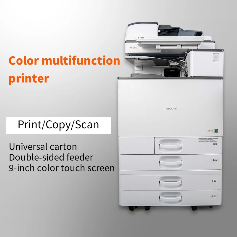 Copier Used Photocopy Machine RICOH MPC3003 Used Copier Printer For Sale