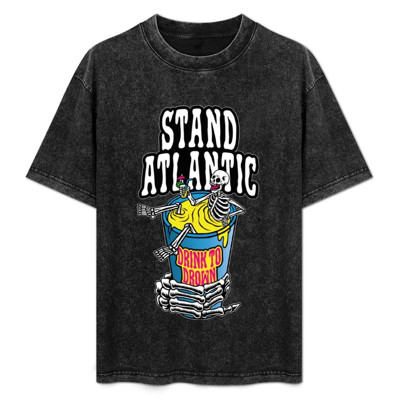 Stand Atlantic Drink To Drown T-Shirt boys animal print Blouse custom shirt blue archive men tshirt