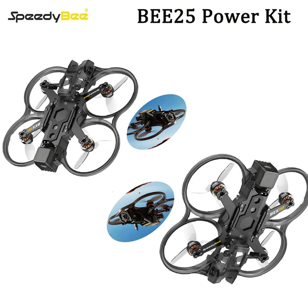 SpeedyBee BEE25 Kit di alimentazione Parti drone FPV HD da 2,5 pollici (senza cam VTX) F405 35A 1404 4600KV Accessori RC