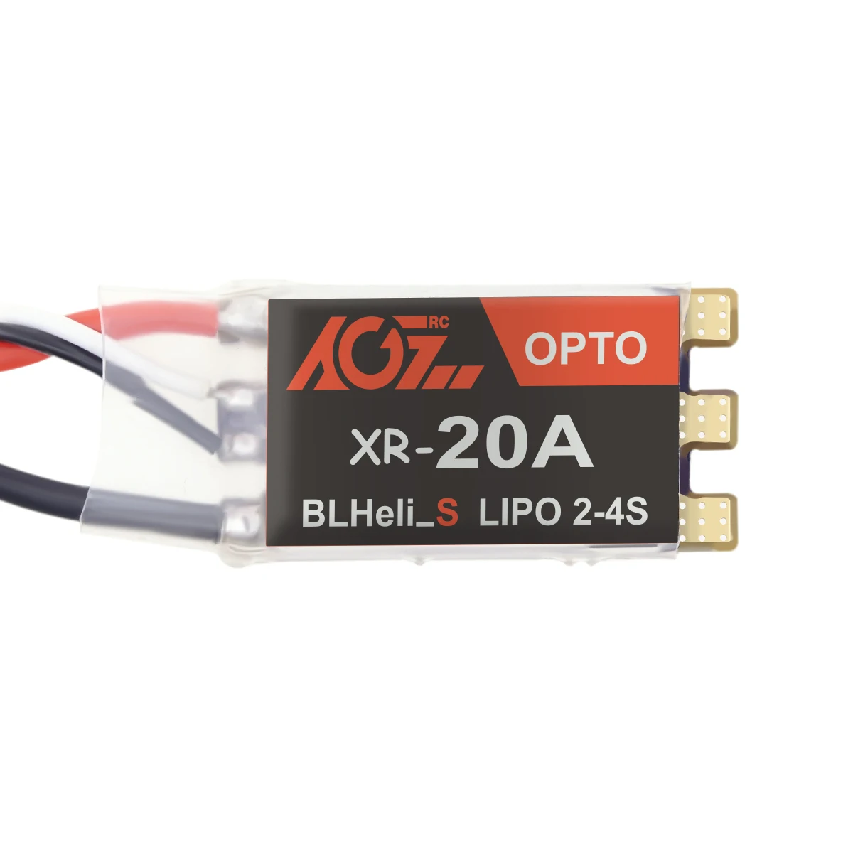 

AGFRC XR-20A BLheli-S Dshot Speed Controller 2-4s FPV ESC for QAV Racing Drone