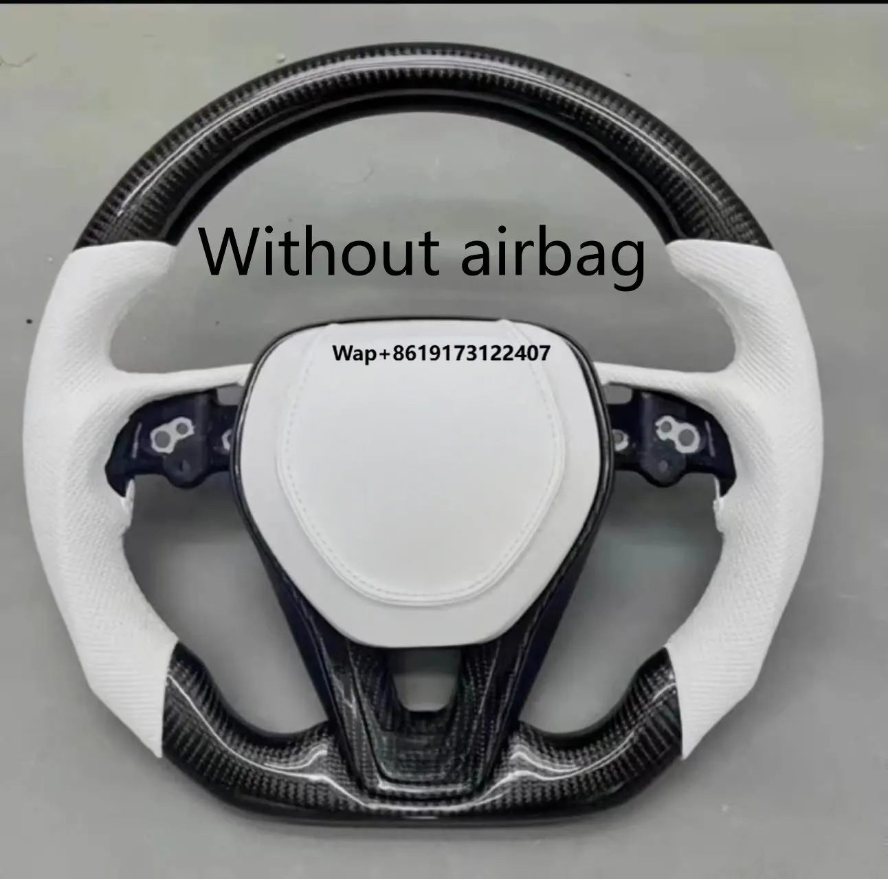 

2022 High Quality Full Set Leather Carbon Fiber Steering Wheel Specific Fitment for LC300 Car Model