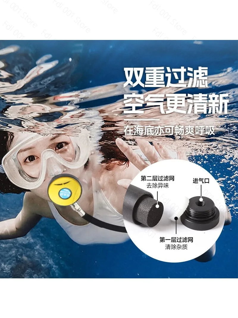 Portable diving breathing machine, fishing, catching fish, scuba equipment, full set of artificial fish gills