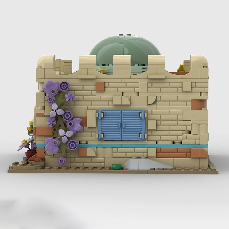 Medieval Castle Model Moc Building Arab House Model Technology Gift Construstion CIty Street View DIY Assembly Holiday Sets Toys