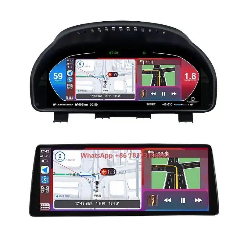 

Car Dvd Player Android Radio Screen Gps Navigation Carplay LCD Digital Cluster Instrument Speedometer for X4 F26 2011-2017
