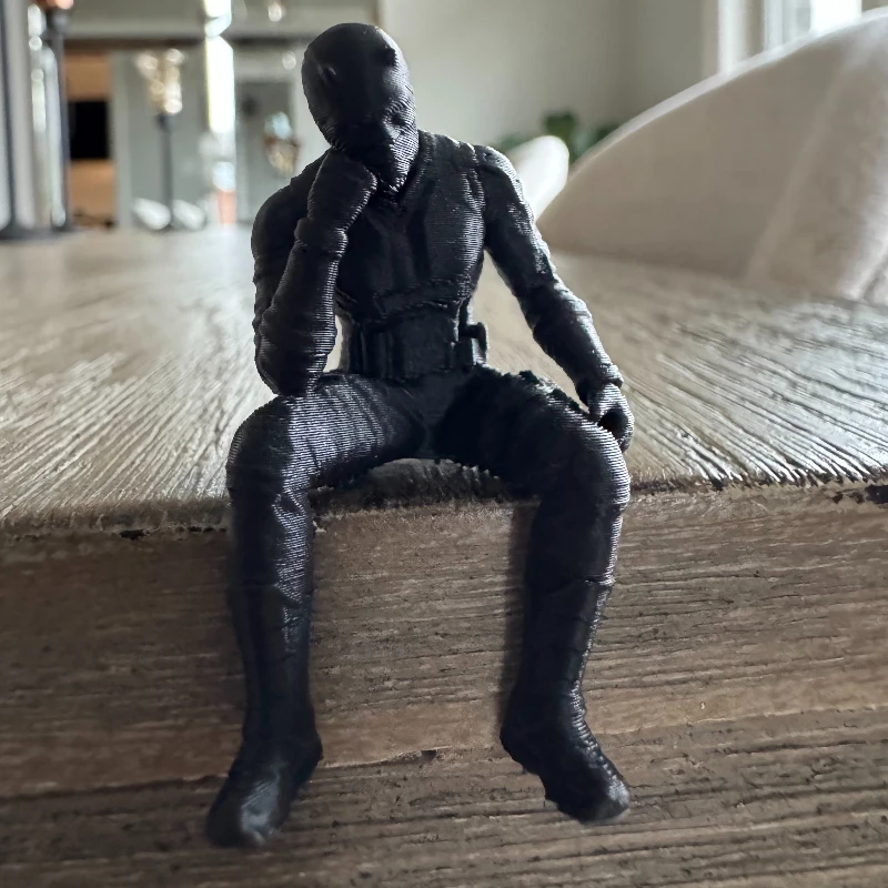 Estatueta Tática Negra com Más - 3D Printing Office Setup avaliação e preço