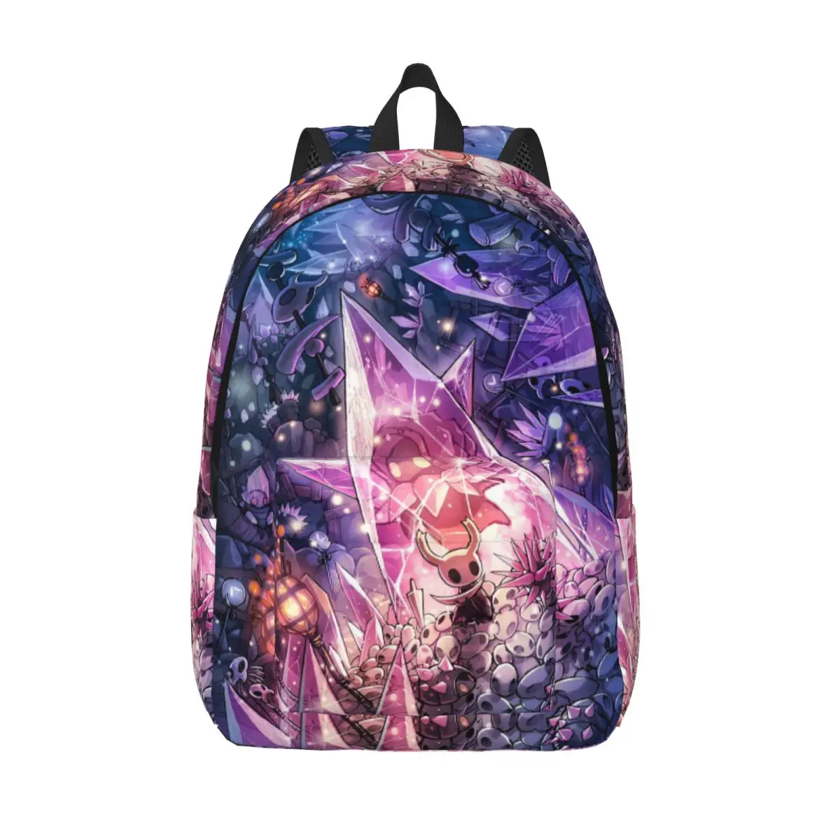 Hollow Knight Advanture Game Casual Backpack Outdoor Student Work Cartoon Cute Daypack Men Women Laptop Computer Shoulder Bag