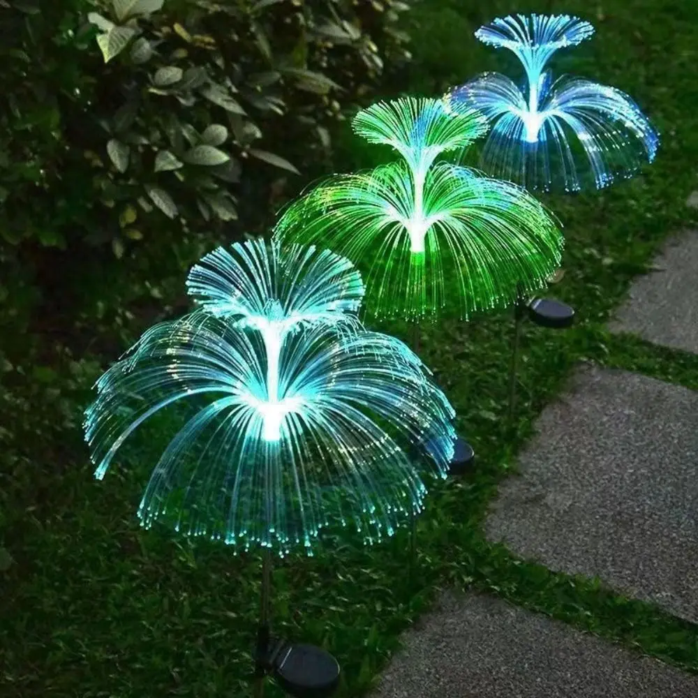 1/2/3/5 Layer Solar Jellyfish Lamp Waterproof Colorful Jellyfish Lawn Light Ground Insertion High Quality Outdoor Solar Light