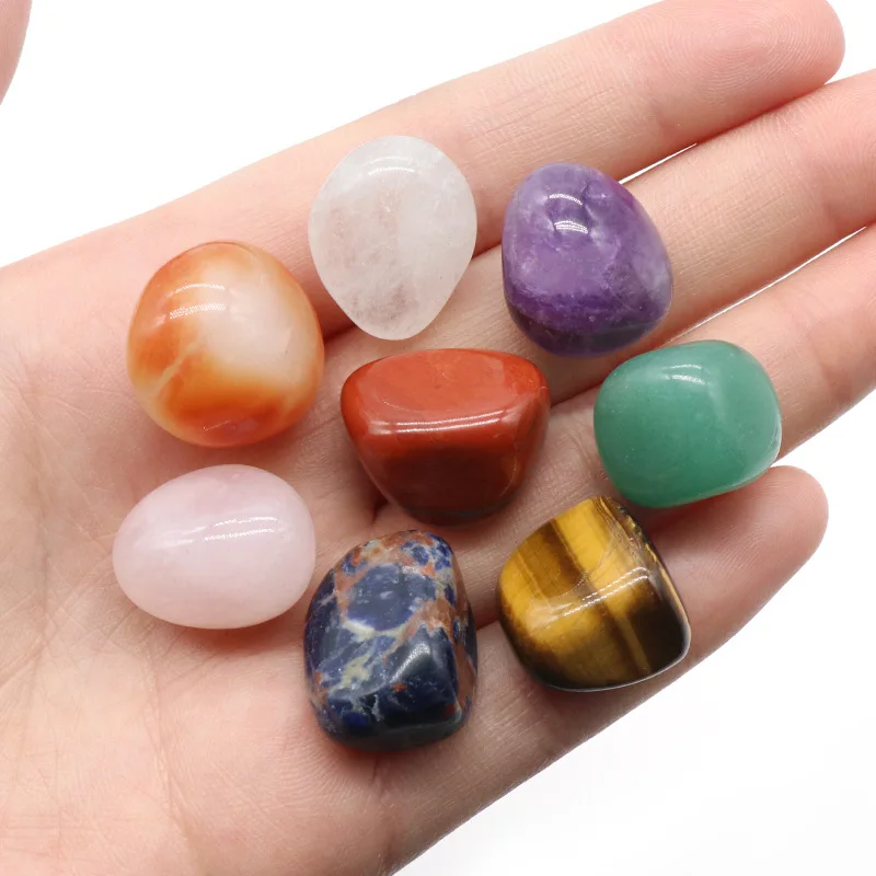 100g 20-30mm Crystal Healing Stone Set Chakra Home Decoration Accessories Spiritual Astrology Yoga Energy Reiki Healing Stones