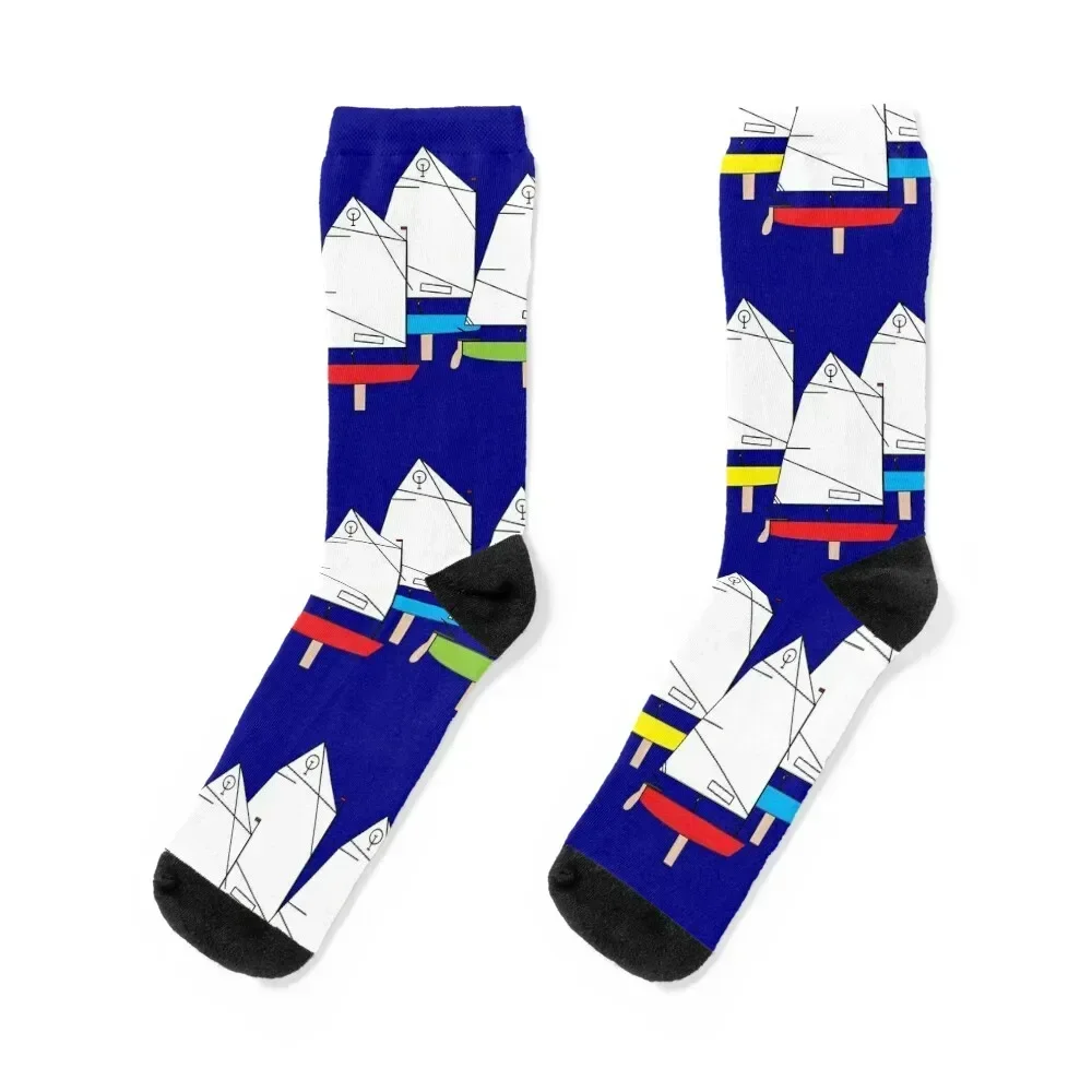 

Optimist Sailing Dinghy Socks winter christmas stocking Argentina Male Socks Women's