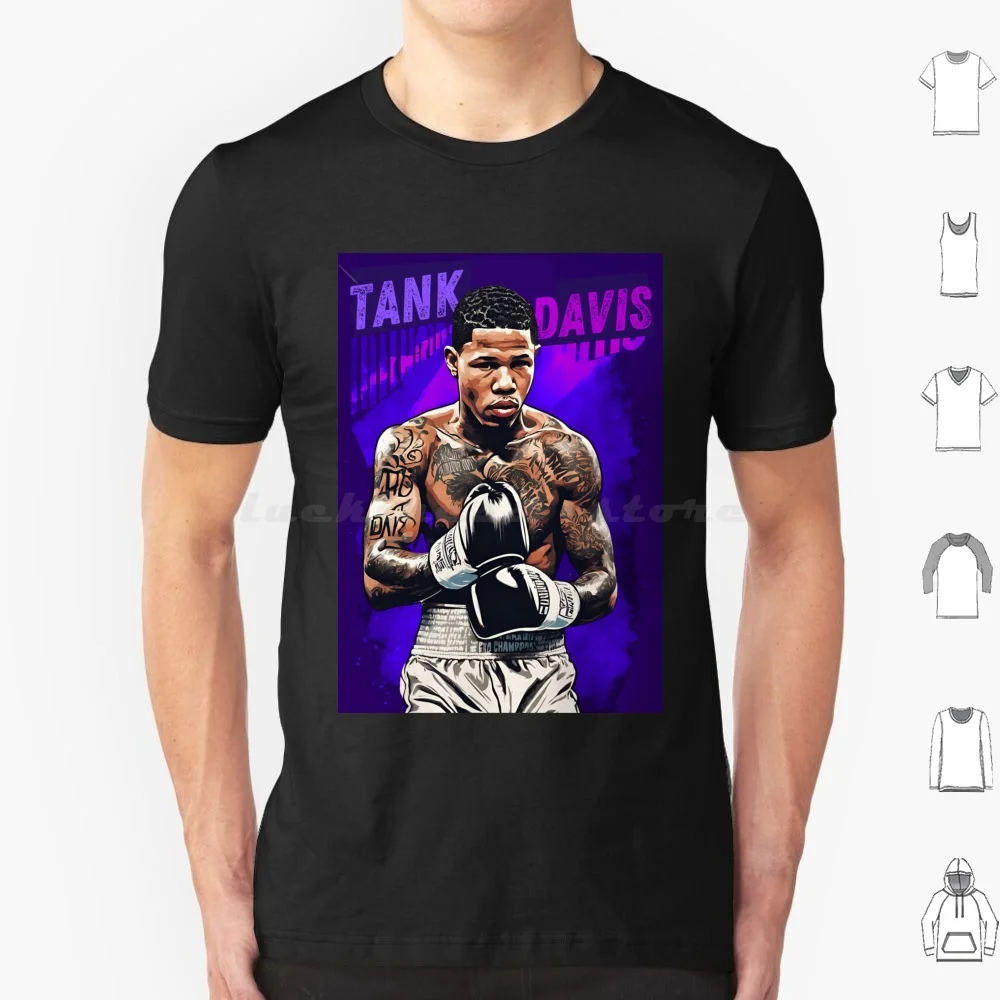 Boxeo rey del tanque Davis Boxer Beast Strongman camiseta de algodón hombres mujeres DIY estampado boxeo tanque Davis Boxer Strongman Knockout