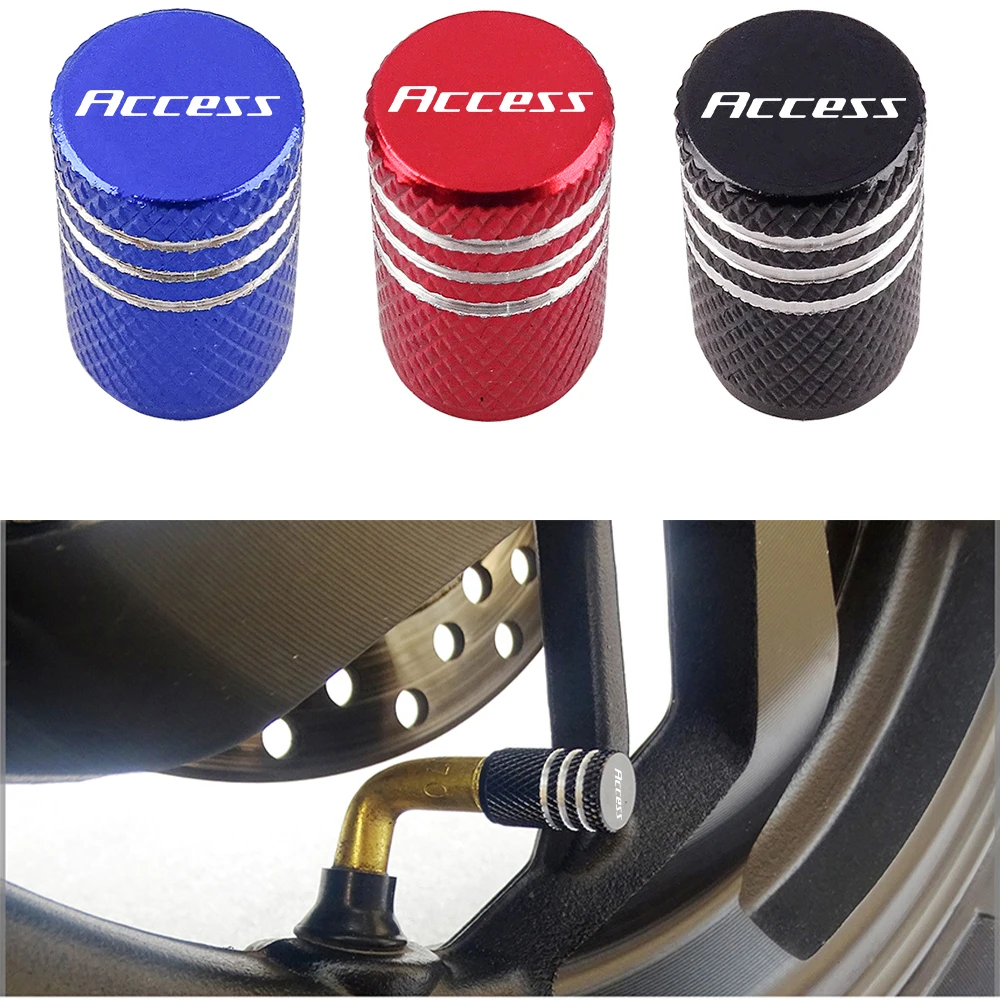 

Motorcycle Accessorie Wheel Tire Valve Stem Caps Airtight Covers Dustproof Caps For suzuki Access 125