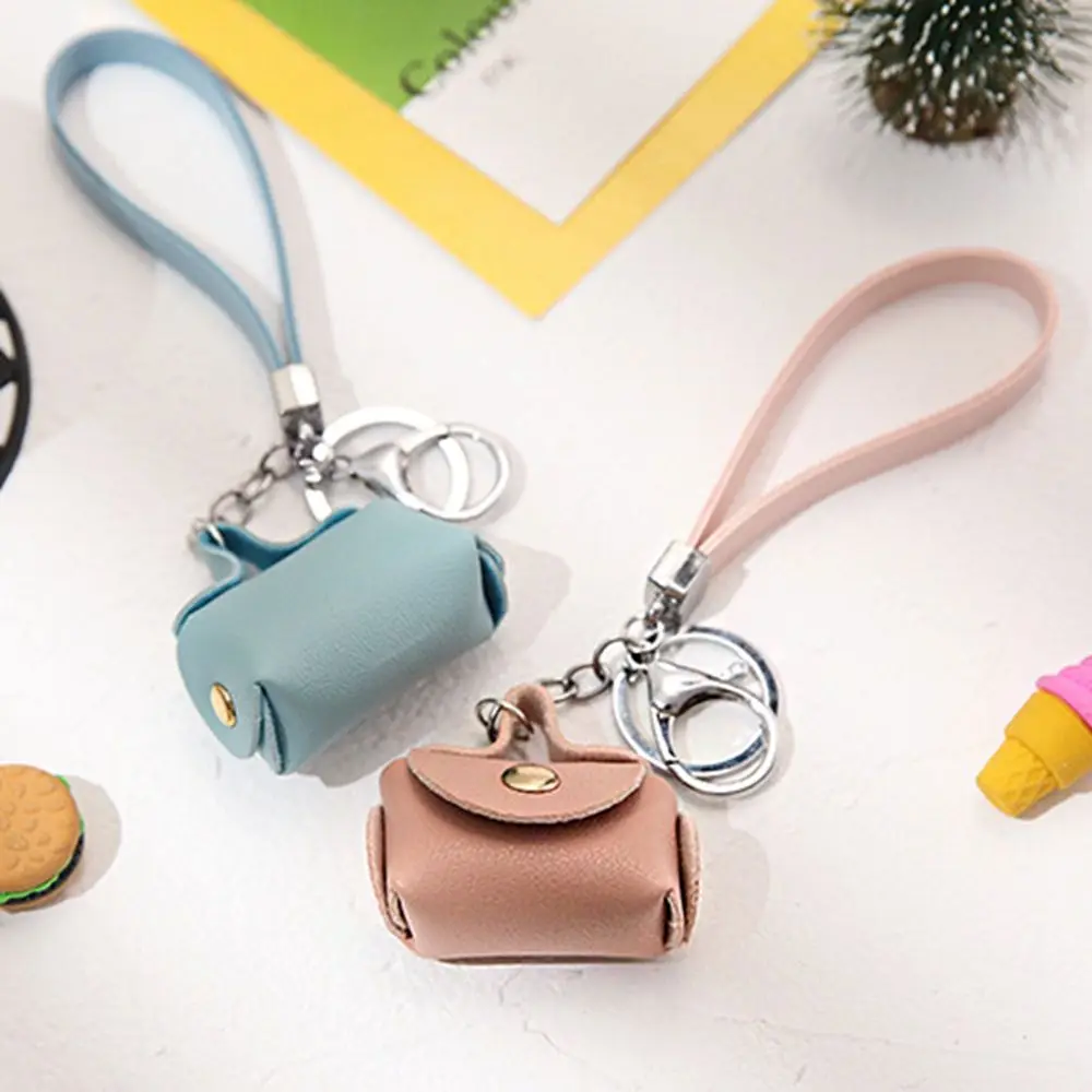 Storage Bag Headphone Bag Car Key Accessories Mini Bag Bag Key Chains Korean Style Key Ring Coin Purse Bag Pendant Decoration