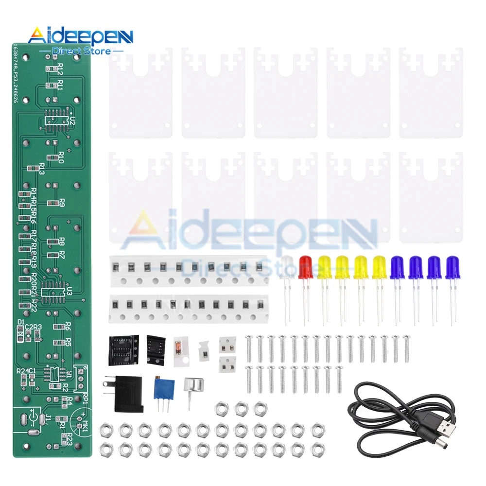 LED التحكم الصوتي الموسيقى الطيف عرض لاقط الضوء المحيط الغلاف الجوي إيقاع ضوء سيارة جو مصباح تيار مستمر 5-12 فولت