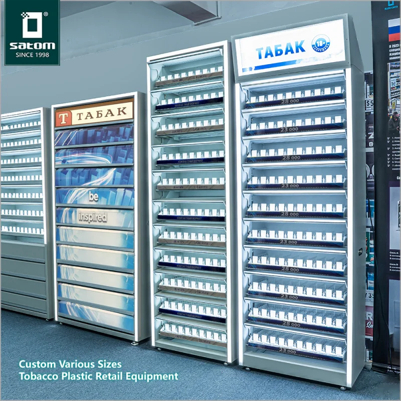 custom.Satom Tobaccoes Display Acrylic Display Wall Rack Shelf Tobaccoes Display Cabinet Smoke Shop