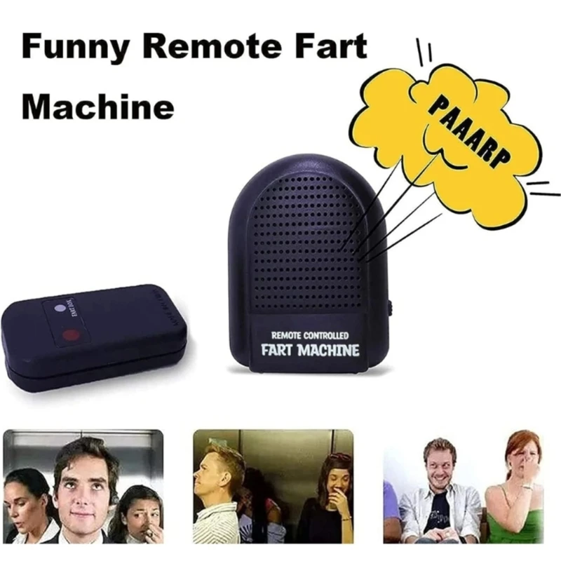 Remote Control Fart Sound Box Toy with Noise Maker for Comedy Enthusiasts