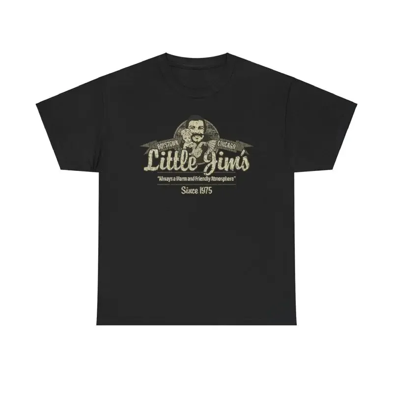 Little Jims Boystown Chicago Bar 1975 T shirt