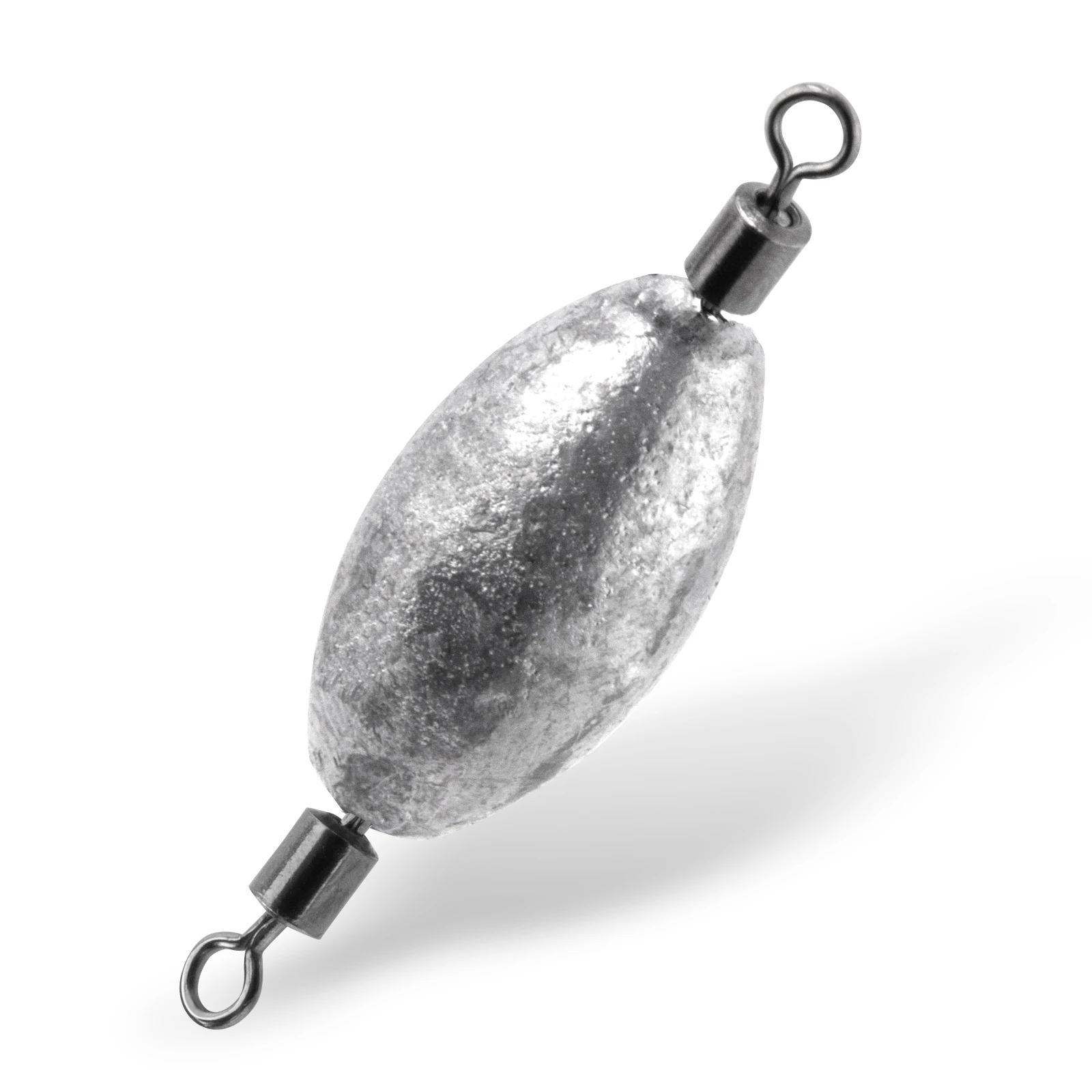 

5-20pcs Inline Trolling Weights Rolling Swivel Sinker 2g-60g for Surf Casting Bottom Fishing Float Egg Sinkers Oval Line Sinker