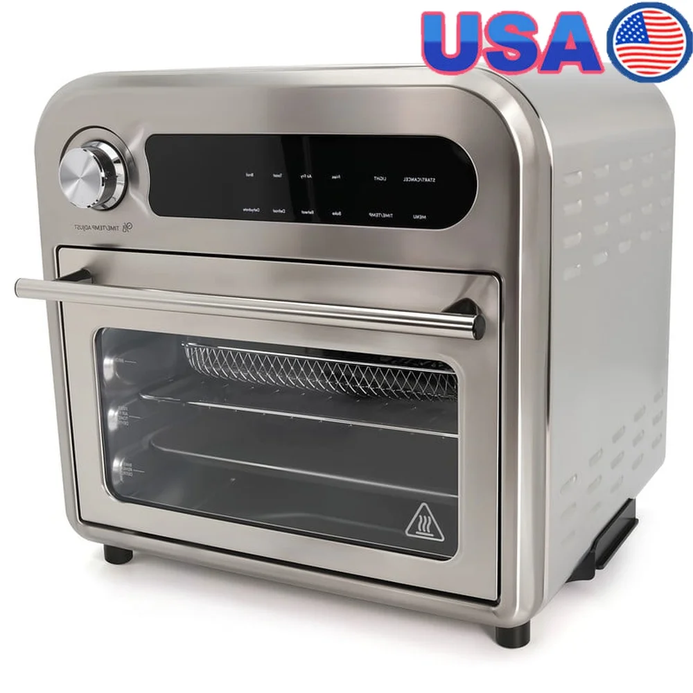 Nieskończona frytkownica powietrzna ze stali nierdzewnej 10L Cyfrowy programowalny wyświetlacz LED 1500W Regulowany czasomierz temperatury Akcesoria