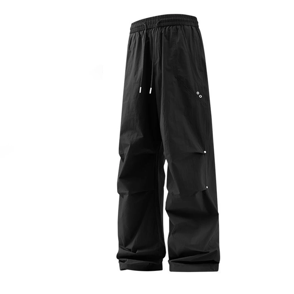 Invisible Open Crotch Outdoor Sex Men's Trekking Pants Cargo Streetwear Loose Pocket Casual Summer New Paratrooper Trousers