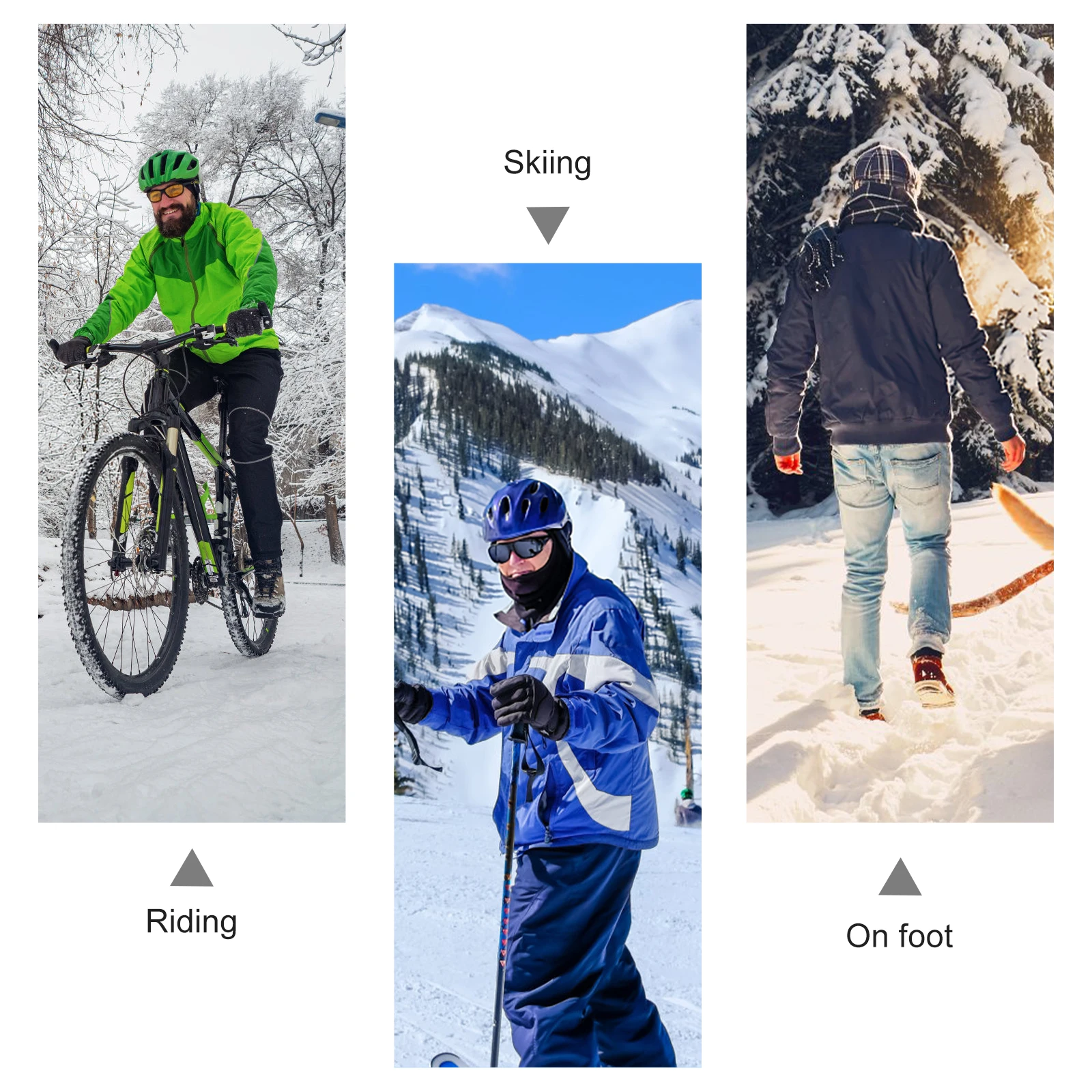 Ear Warmer Headband Unisex Elastic One Size Warm Winter Sports Headband for Running Cycling Hiking Travel Ear Warmer