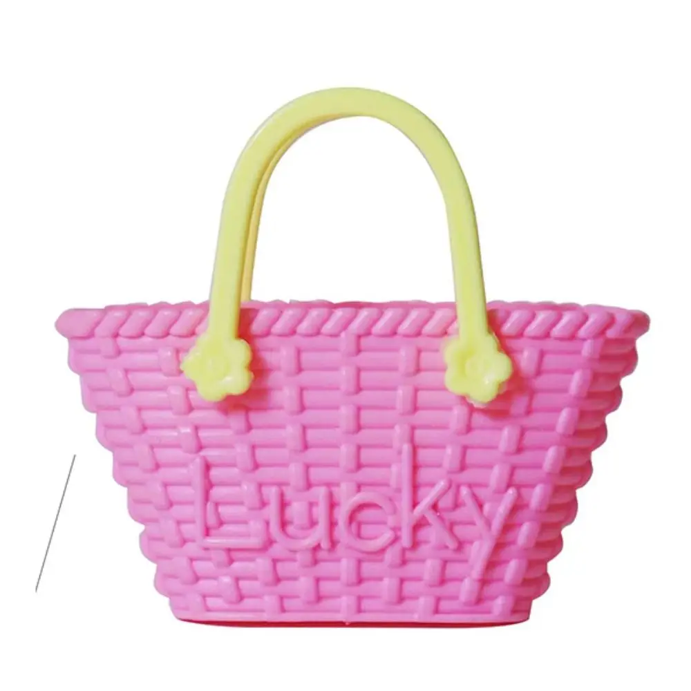 

Dollhouse Dollhouse Min Handbag DIY Cute LUCKY Shopping bag Mini Dress Up Princess Doll Handbag Cotton Doll Accessories