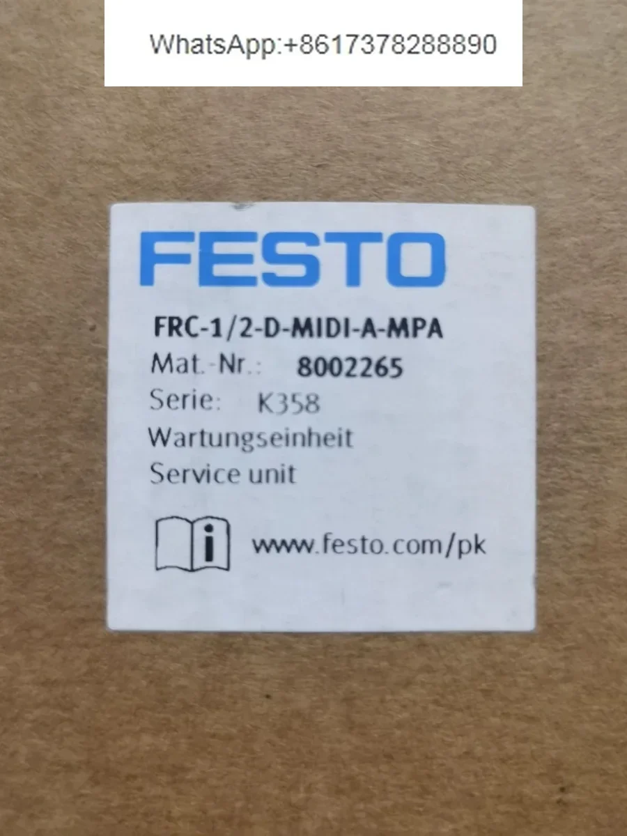 FESTO FRC-1/2-D-MIDI-MPA 8002264 8002265 Festo, gas source processing unit